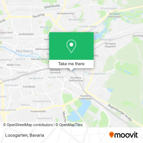 Loosgarten map