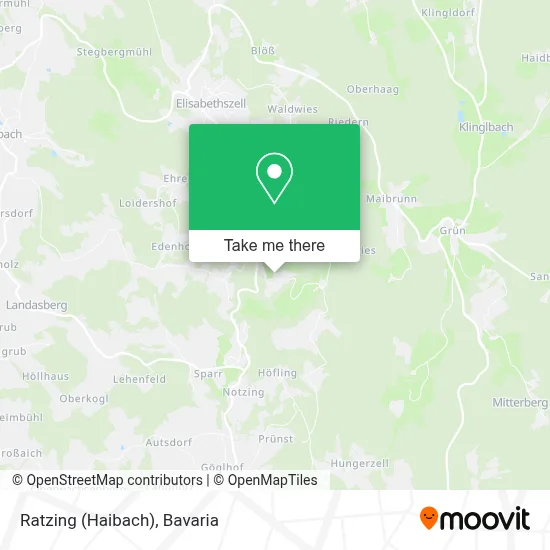Ratzing (Haibach) map
