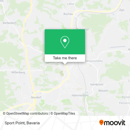 Sport Point map