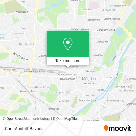 Chef-Ausfall map