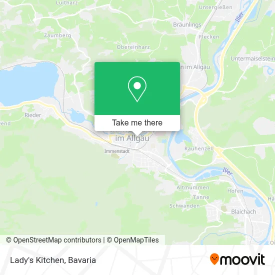 Lady's Kitchen map