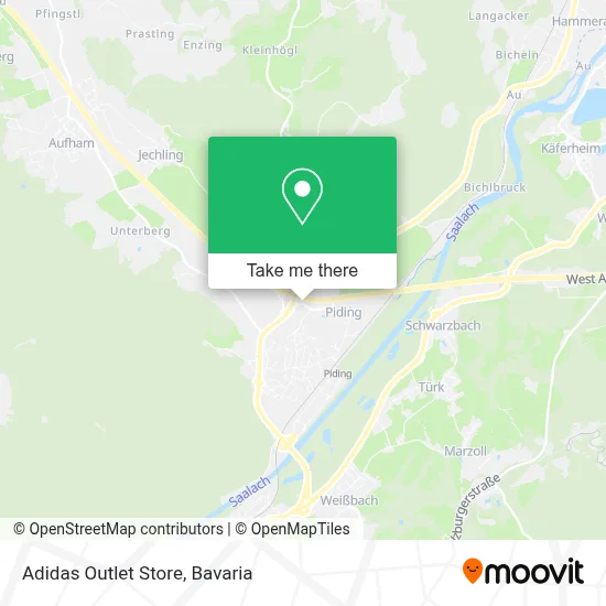 Adidas Outlet Store map