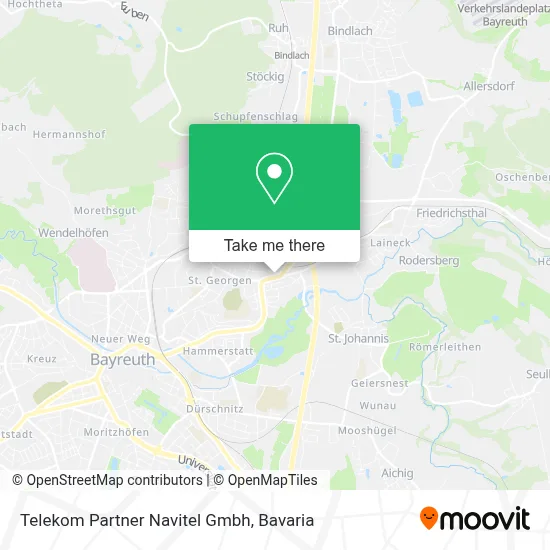 Telekom Partner Navitel Gmbh map