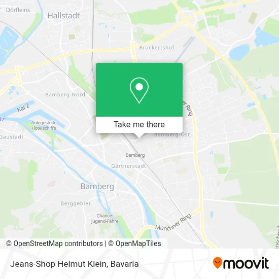 Jeans-Shop Helmut Klein map