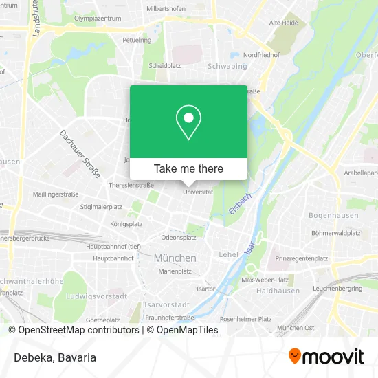Debeka map