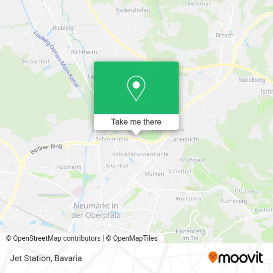 Jet Station map