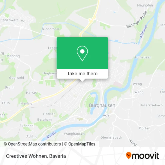 Creatives Wohnen map
