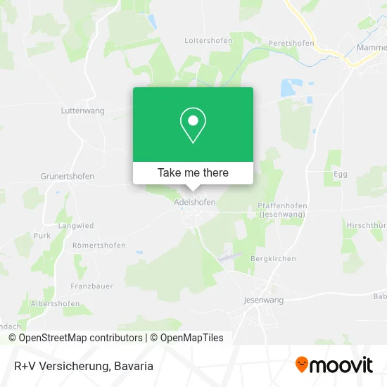 R+V Versicherung map