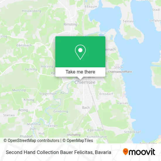 Second Hand Collection Bauer Felicitas map