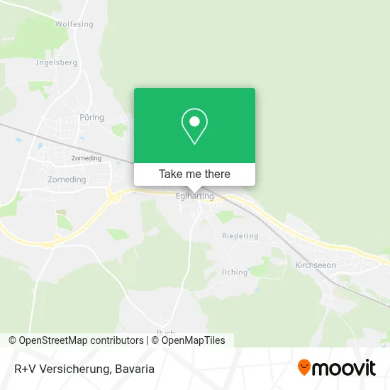 R+V Versicherung map