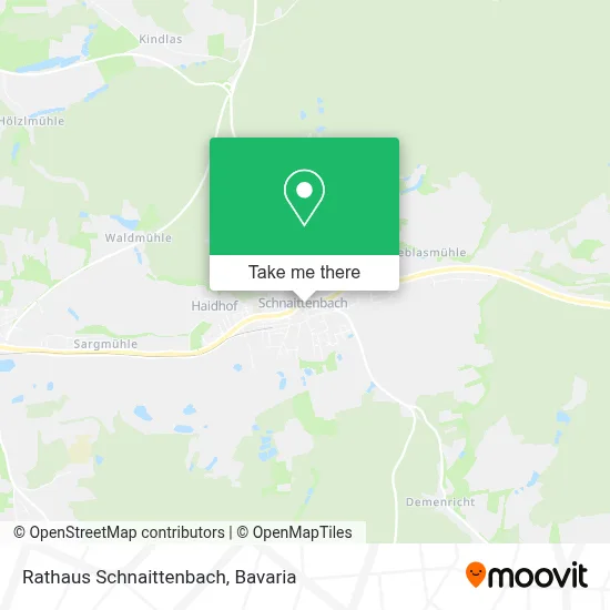 Rathaus Schnaittenbach map
