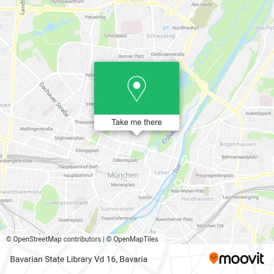 Bavarian State Library Vd 16 map