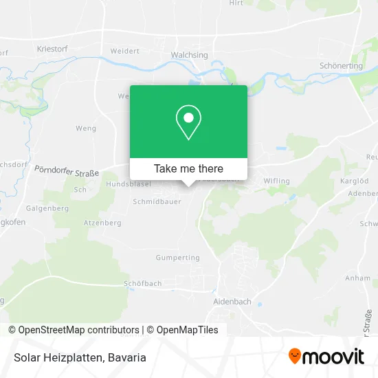 Solar Heizplatten map