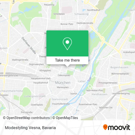 Modestyling Vesna map