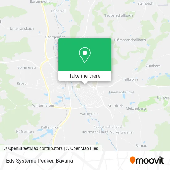 Edv-Systeme Peuker map