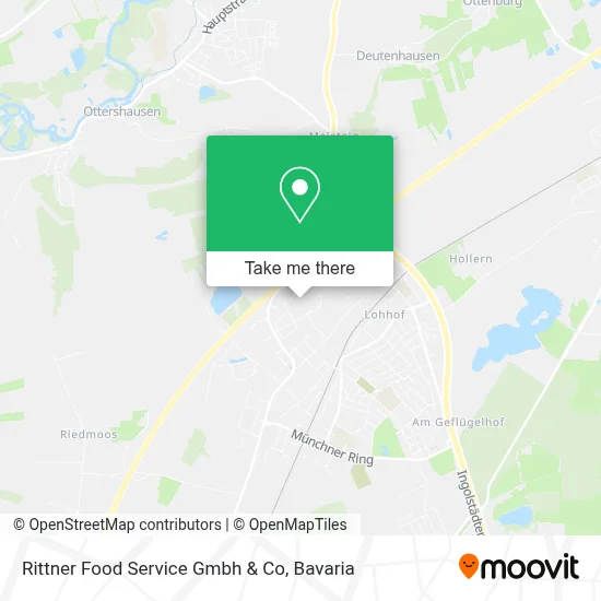 Rittner Food Service Gmbh & Co map