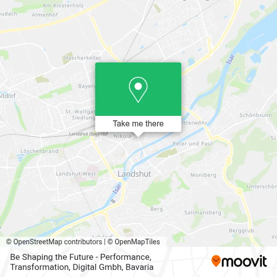 Be Shaping the Future - Performance, Transformation, Digital Gmbh map