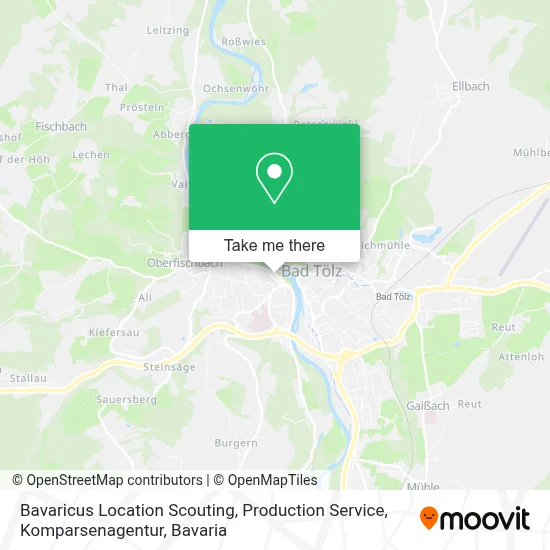 Bavaricus Location Scouting, Production Service, Komparsenagentur map