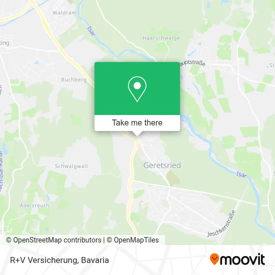 R+V Versicherung map