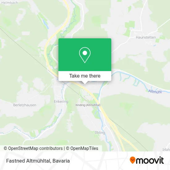 Fastned Altmühltal map