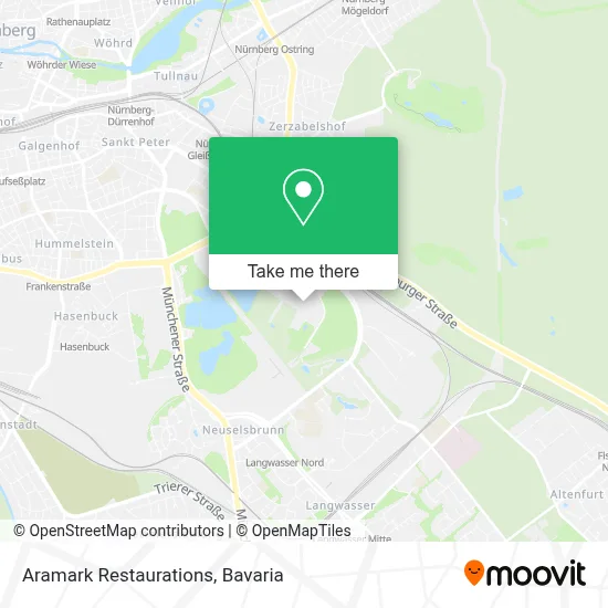Aramark Restaurations map