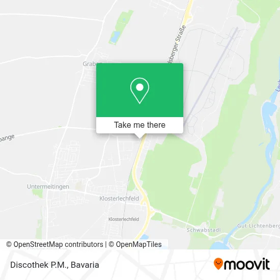 Discothek P.M. map