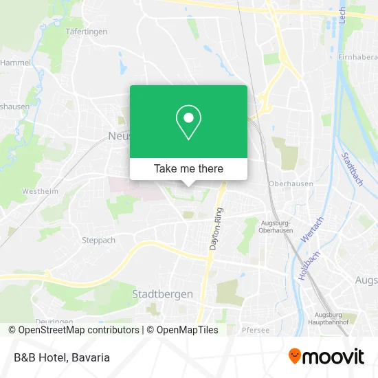 B&B Hotel map