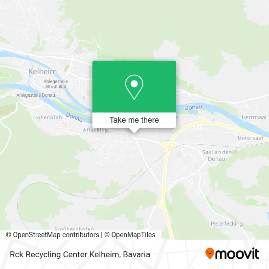 Rck Recycling Center Kelheim map