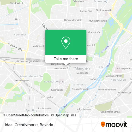 Idee. Creativmarkt map