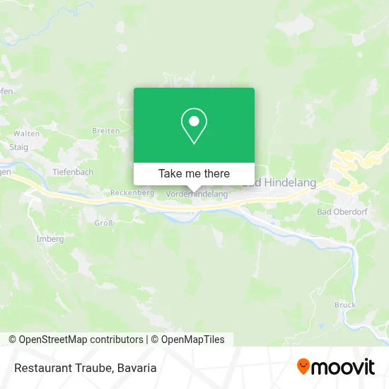 Restaurant Traube map