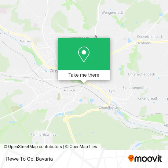 Rewe To Go map