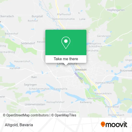Altgold map