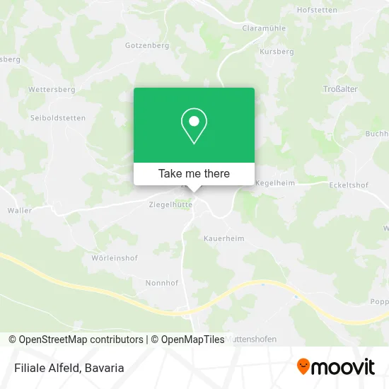 Filiale Alfeld map