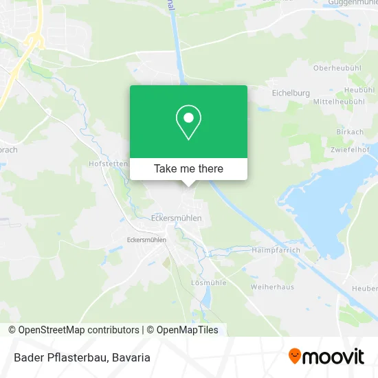 Bader Pflasterbau map