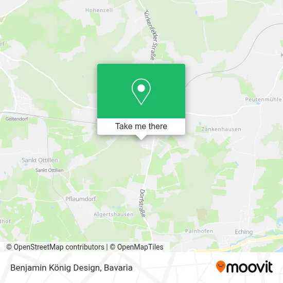 Benjamin König Design map
