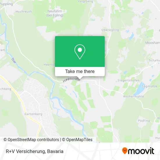 R+V Versicherung map