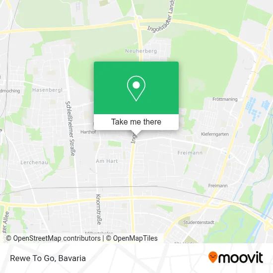 Rewe To Go map