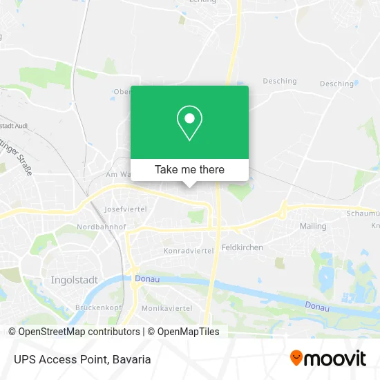 Ups Access Point map