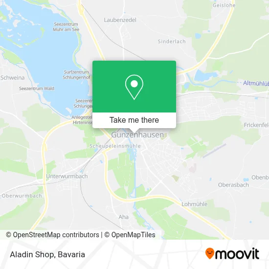 Aladin Shop map