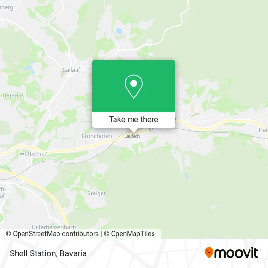 Shell Station map