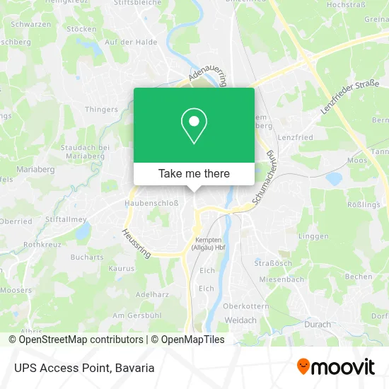 Ups Access Point map