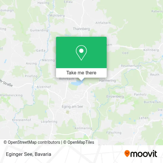 Eginger See map