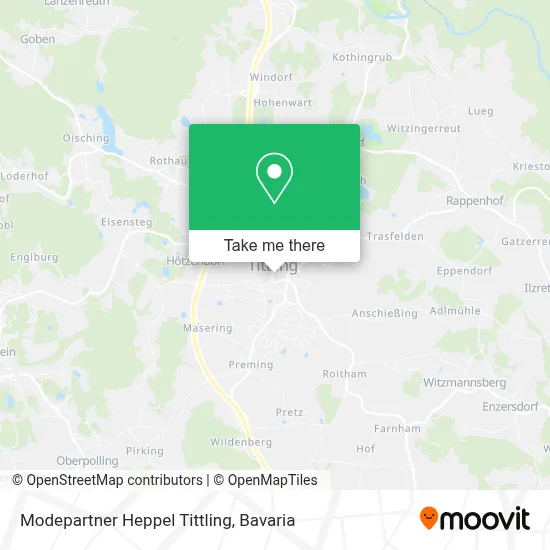 Modepartner Heppel Tittling map