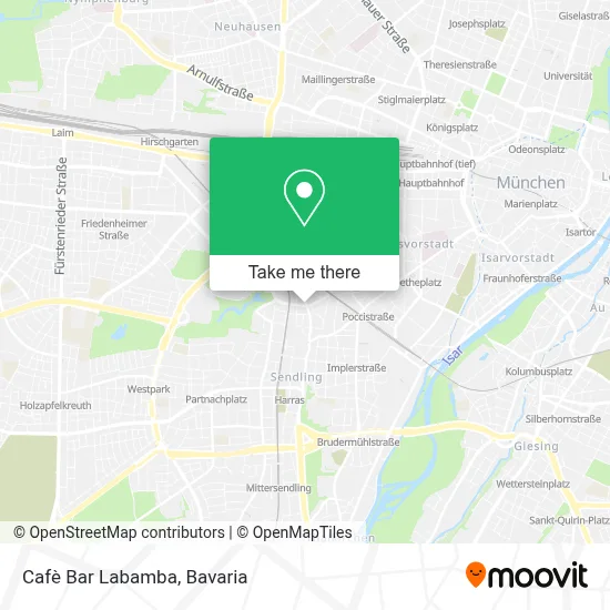 Cafè Bar Labamba map