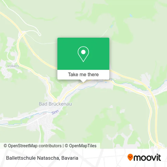 Ballettschule Natascha map
