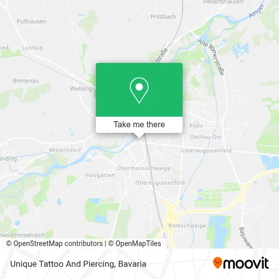 Unique Tattoo And Piercing map
