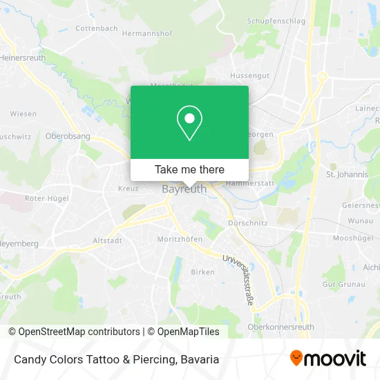 Candy Colors Tattoo & Piercing map