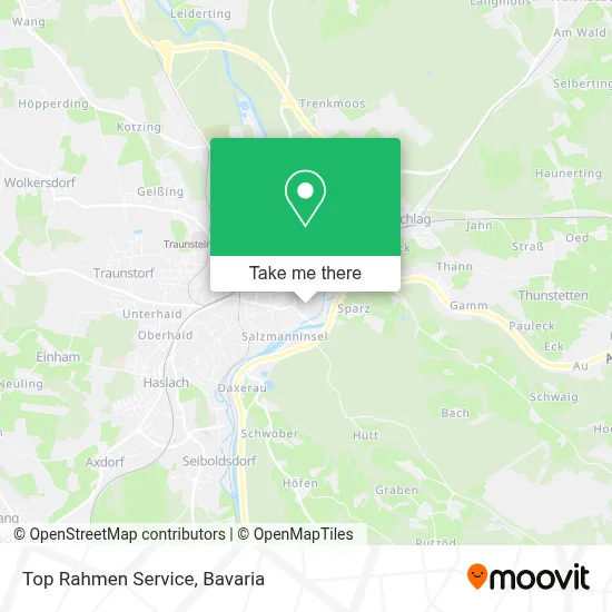 Top Rahmen Service map