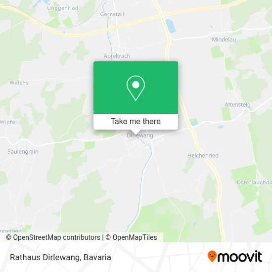 Rathaus Dirlewang map