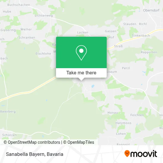 Sanabella Bayern map
